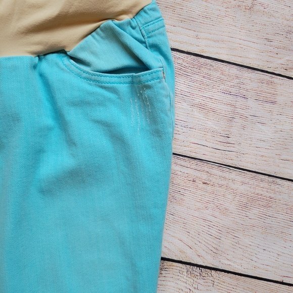 Motherhood Maternity Skinny Crop Pants, S, Mist Blue, Excellent Used Condition - Picture 6 of 13